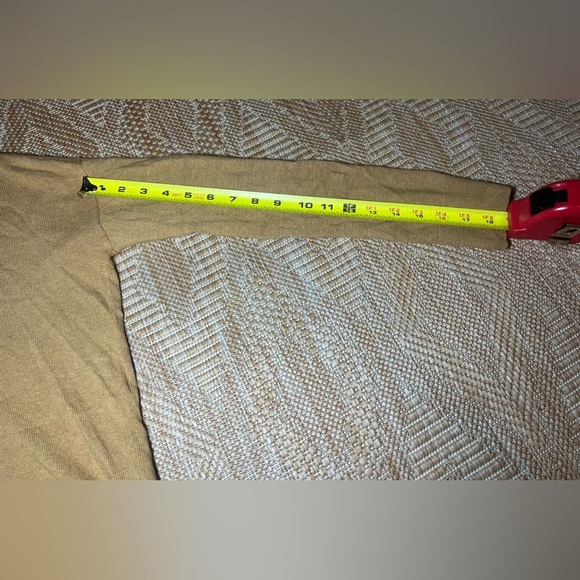 Treasure & Bond Comfy Tan Turtleneck Sweater,Pima Cotton,Classic,Everyday,Size M - Picture 6 of 9